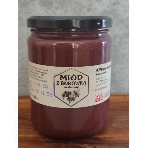 Miód z borówką